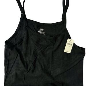 REVOLVE Black Ribbed Women's Top